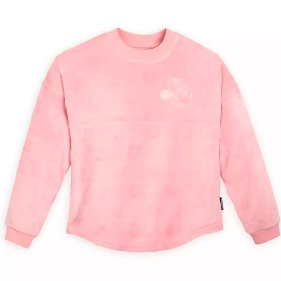 Minnie Mouse Disney Fleece Spirit Jersey Kids Piglet Pink NWT Size 4 & 5/6 Top - Picture 1 of 4